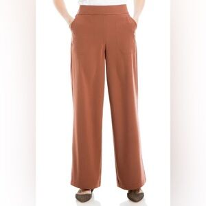 Max studio twill easy wide leg trouser